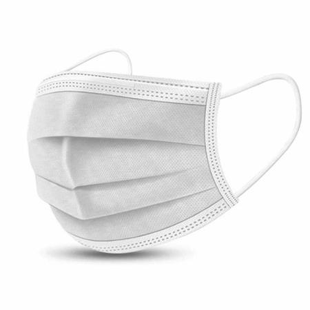 MAGID 3 Ply Disposable Face Mask with Adjustable Nose Bridge - 50 Pack MM006
